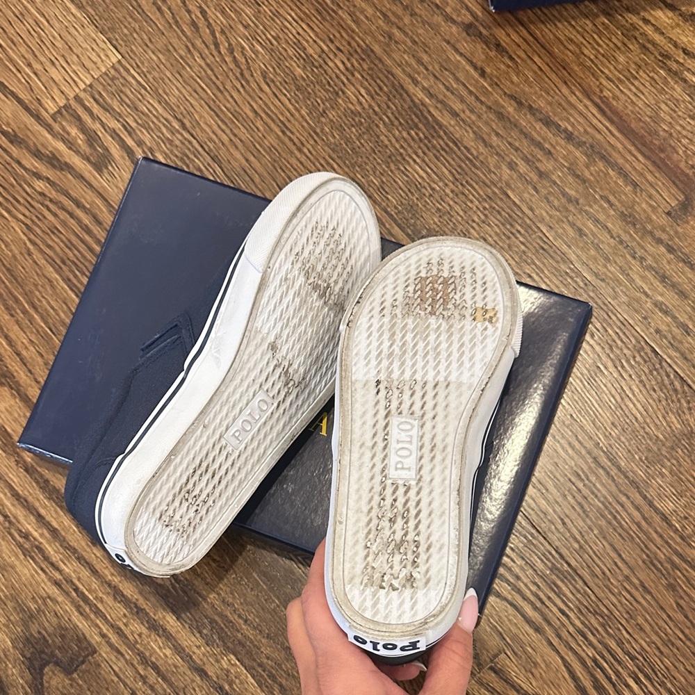 Polo by Ralph Lauren Navy Bear Slip-On kreaton - Picture 2 of 4